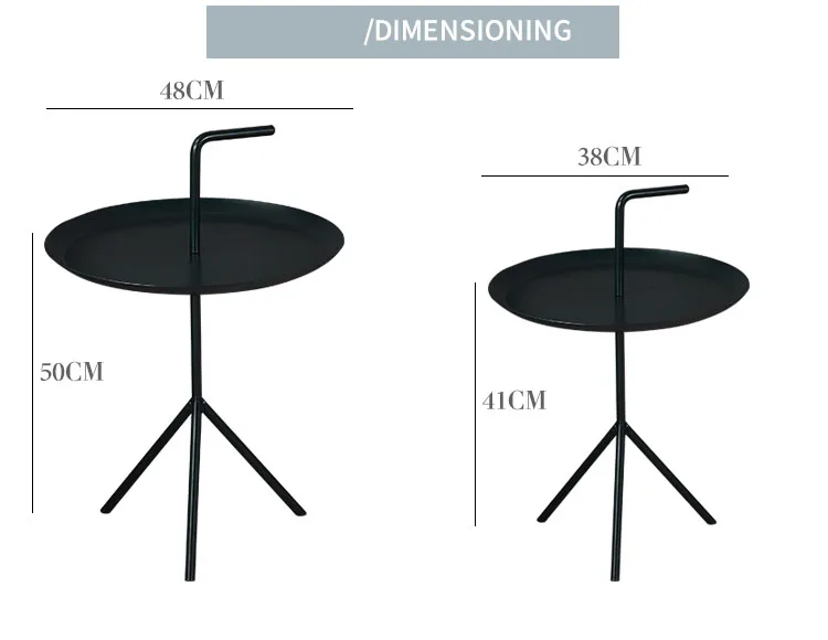 Нордическая гостиная маленький круглый несколько современный минималистичный диван угловой стол боковой стол маленький круглый стол металлический кофейный мини-столик