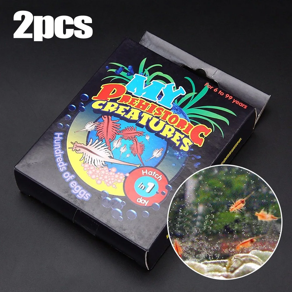

Artificial Sea Monkey Fake Eggs Hatching Growing Live Marine Kits Set Kids Watering Aquarium Toddler
