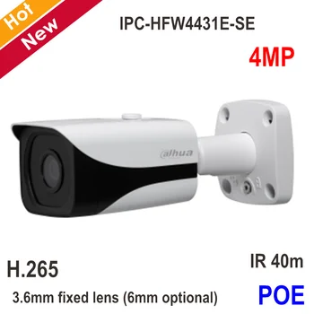 

Dahua 4MP English version IP Camera IPC-HFW4431E-SE Support POE and SD Card Max 128g H.265 3.6mm fixed lens For Outdoor IP67
