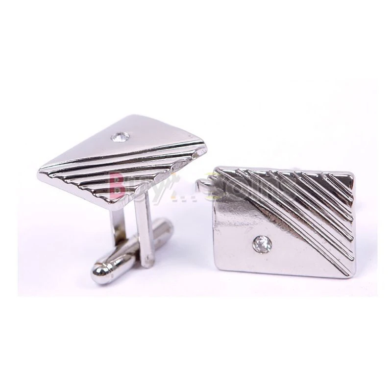 FactorySale Personaly! Jewelry Man Metal Necktie Tie Bar Clasp Clip Cufflinks Set Gold Silver Color Simple Gift 01 02 worldwide | Украшения