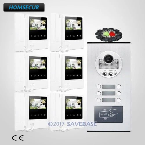 HOMSECUR 4.3\ TFT Video Doorbell Security Intercom with IR Camera for House/Flat HOMSECUR 4.3\ TFT Video Doorbell Security Intercom with IR Camera for House/Flat