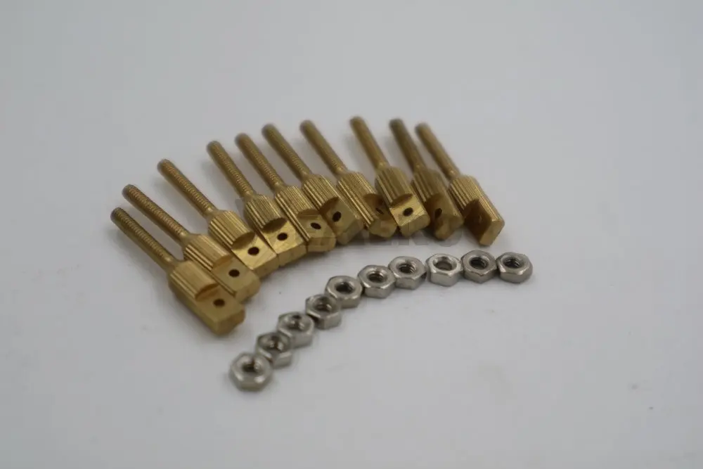 

10Pcs Connect Short Solid Shaft M2xL19mm Metric with Screws for RC Airplane