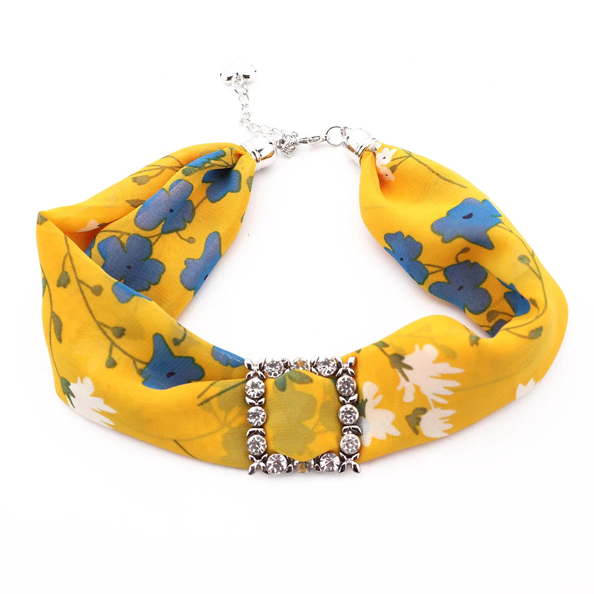 LARRIVED многостильное ювелирное ожерелье кулон шарф женский богемный шейный платок Foulard Femme аксессуары хиджаб магазины - Цвет: 9