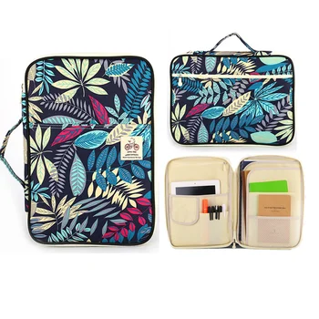 

Multi-Functional A4 Bag Folders for documents Ipad Filing Products Waterproof Nylon Storage Bag File Notebook Pens Computer