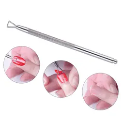 УФ-гель для снятия лака Culticle Pusher из нержавеющей стали Dead Skin Remover Manicure Nail Art Tool для снятия гелевого лака 8277