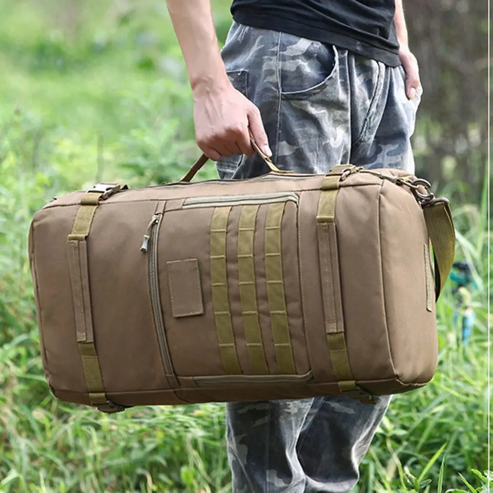 60л большой емкости открытый спортивный рюкзак многофункциональная тактическая сумка унисекс походный альпинистский рюкзак ткань Оксфорд рюкзак