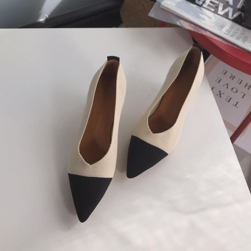 

2019 Autumn Female Sandals Pointed Lady Sexy High Heels Black with Thick with Wild Single Women Shoes Sandalias Femeninas