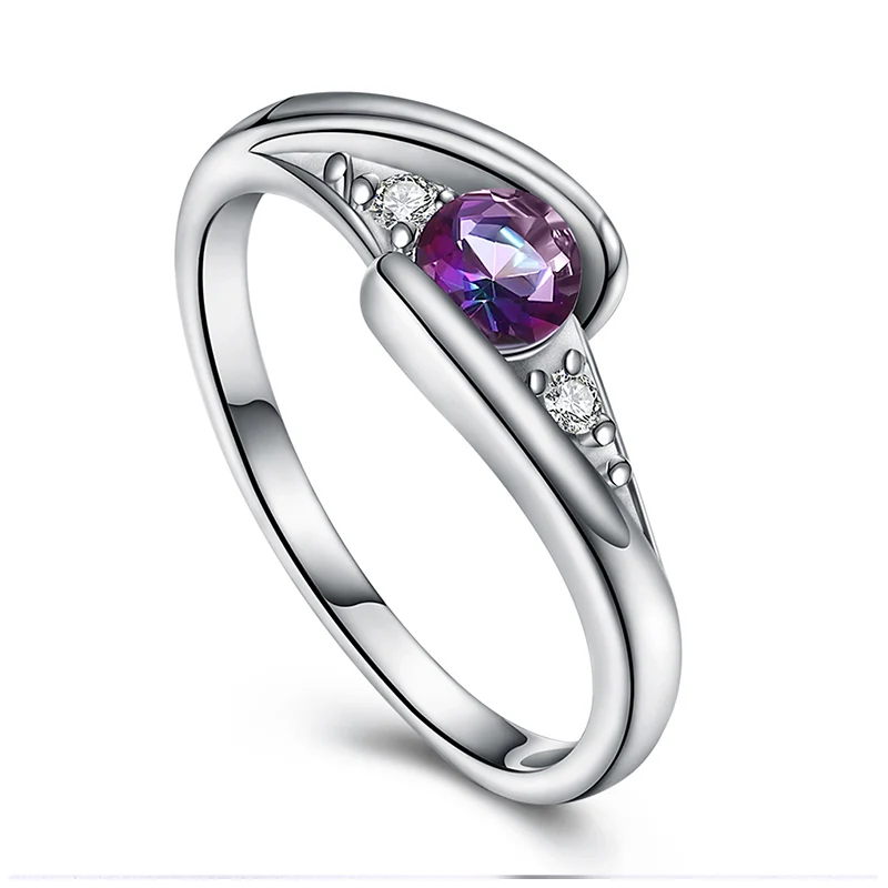 

MISANANRYNE Hot Multicolor Cubic Zirconia Fashion Jewelry Ring Size 6 7 8 9 10