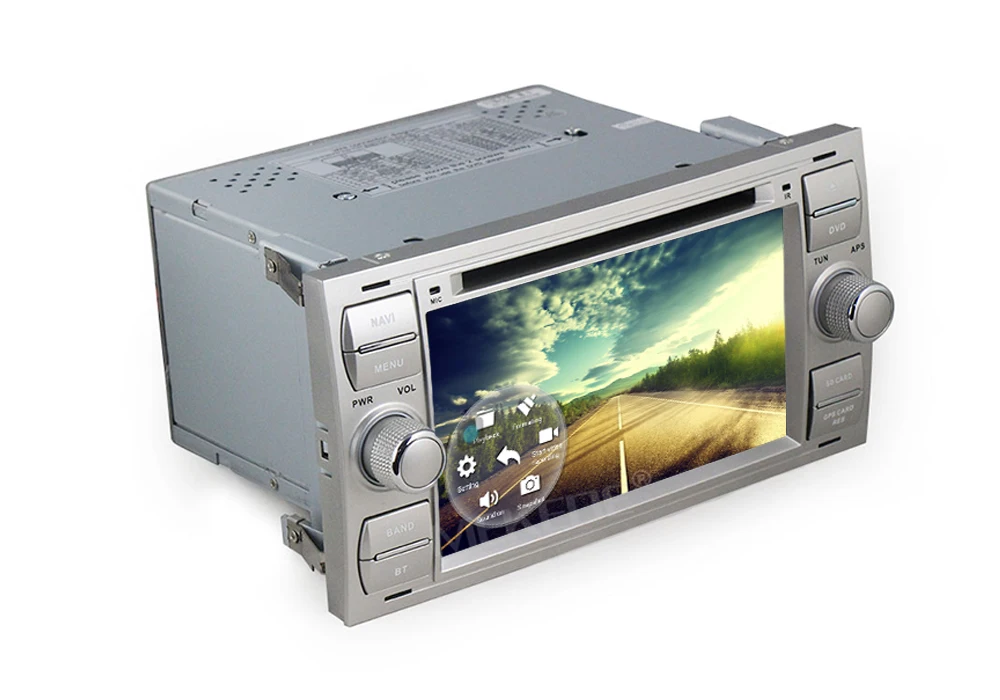 Best Quad Core Android 7.1 2G RAM Car Radio stereo DVD For Mondeo Fiesta Kuga Focus Galaxy C-max Player GPS 4G lte wifi free shipping 32