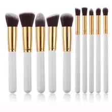 Good Sale 10pcs Multifunctionnal Makeup Brushes Set Powder Foundation Eyeshadow Concealer brush Tool Agu 3