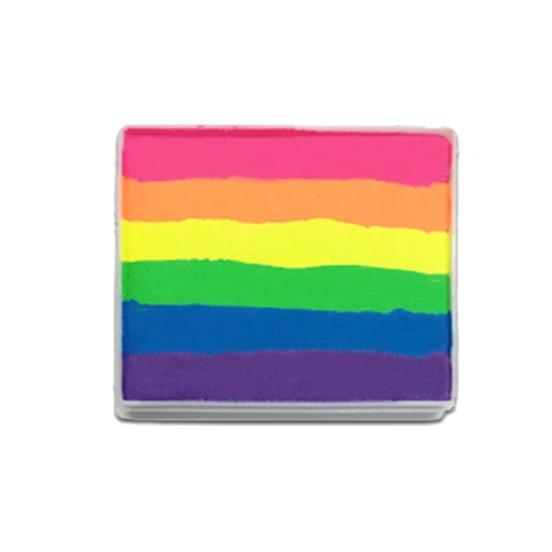 虹蛍光塗料顔の絵ネオン Uv ボディペイントグローイングメイクアップハロウィーン顔料セット Maquiagem Pintura Fluorescente Body Paint Glow Face Paintingpintura Fluorescente Aliexpress