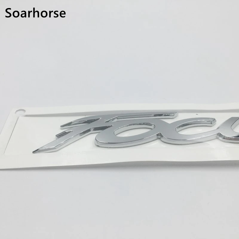 

Soarhorse New Style For Ford Focus Car Rear Trunk Lid Chrome Emblem Logo Badge Sign Nameplate