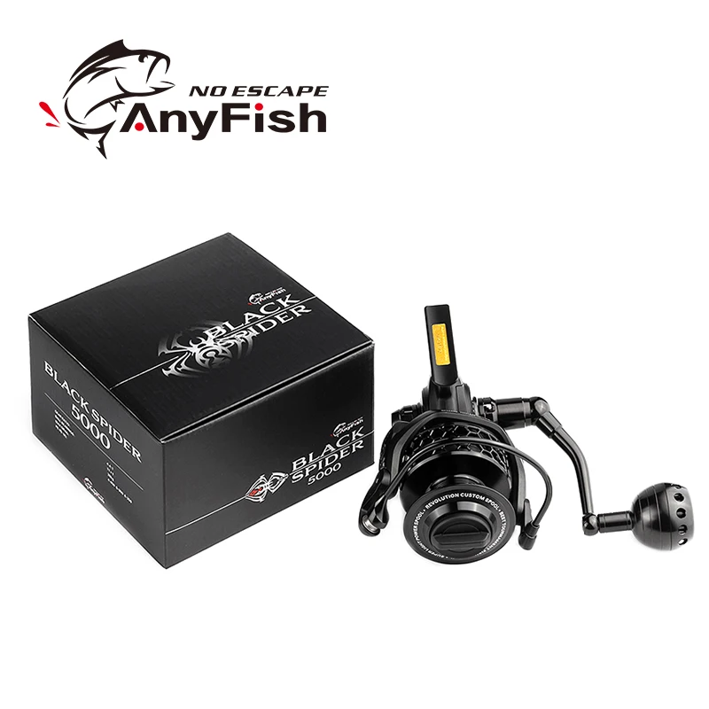 Рыболовное спиннинговое колесо ANYFISH 4500 5000 6500 11 + 1BB передаточное число 4 9: 1/4.4:1/4 3: 1