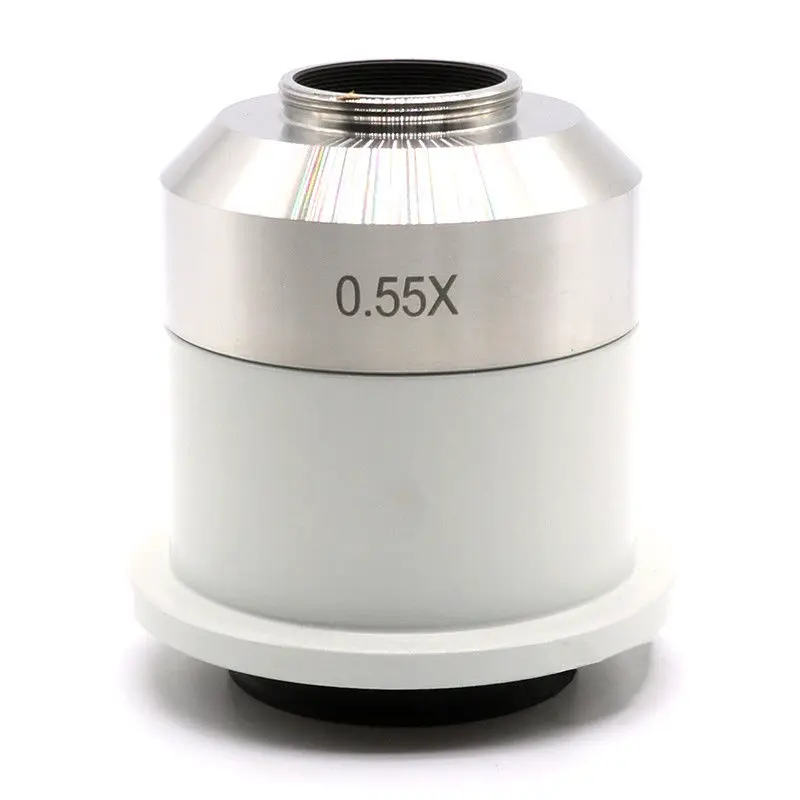 

0.55X Biological Microscope C-Mount Camera Adapter CCD Mounting Interface with TV Tube for NIKON Microscope Camera