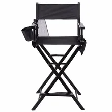 Silla de Director Plegable de Madera con bolsas para maquillaje Pelicula Studio HW46460