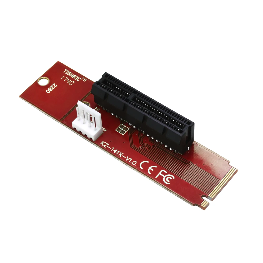TISHRIC 50 шт. распродажа NGFF M2 M.2 К переходнику PCI E 4x 1x разъем для мужчин и женщин PCIE