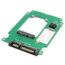 50mm mini PCI-E mSATA SSD to 2.5″ SATA 22pin Hard Disk Converter Adapter PCBA