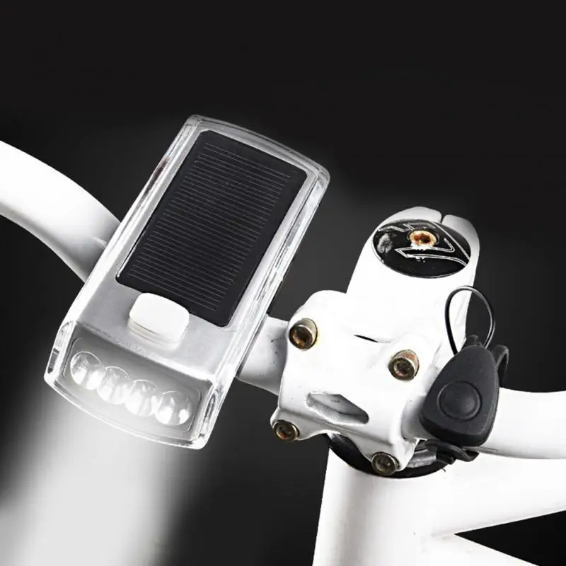 2 In 1 Bicycle Horn USB solar charging bicycle light led light bulb
