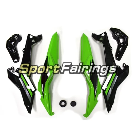 Новое поступление, зеленые и черные Обтекатели для мотоциклов Kawasaki ER-6F Ninja 650 ER6F ABS пластиковые инжекционные трубы