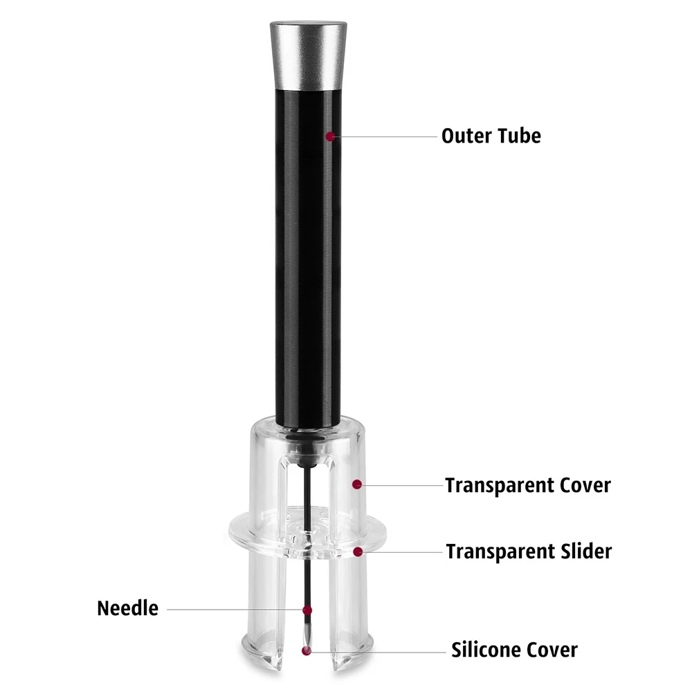 1 шт. тип воздушного давления открывалка для бутылок вина ABS Тип штифта бутылки Насосы Штопор пробковый инструмент красное вино открывалка