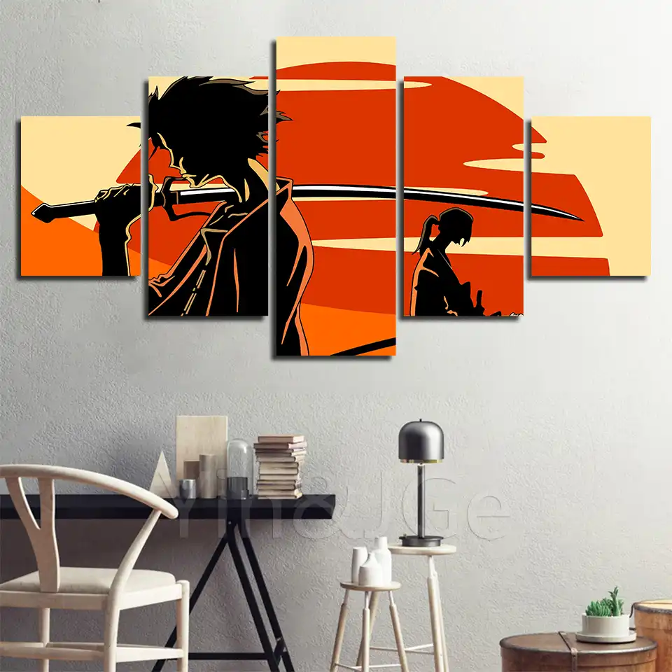 Get Lukisan Dinding Modular Gambar Dicetak Samurai Champloo Anime Desktop Wallpaper Free Wallpaper Lukisan Dinding Modular Gambar Dicetak Samurai Champloo Anime For Android