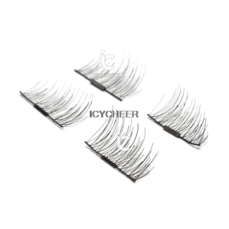 ICYCHEER 3D False Eyelashes Natural Soft Black Fake Eye Lashes