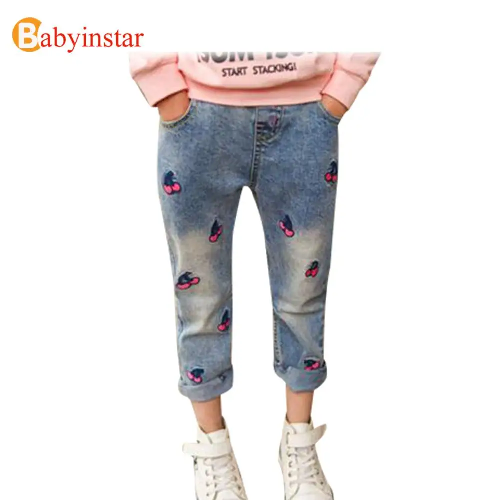 

Kids Jeans For Girls 2019 Autumn Winter Baby Jeans Girls Pants Child Girl Clothes Children Denim Trousers Kids Jeans For Girls