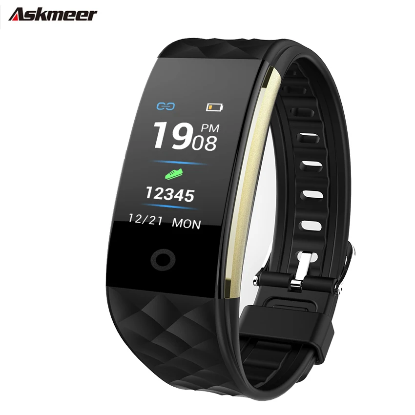 

ASKMEER Smart Wristband Sleep Snap smart bracelet Fitness Tracker heart rate monitor smart watch Call Reminder smart band