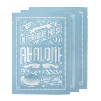 

BLITHE Blue Zone Marine Intensive Mask Abalone 3pcs Face Mask Hydrating Anti Wrinkle Whitening Skin Care Exfoliating Facial Mask