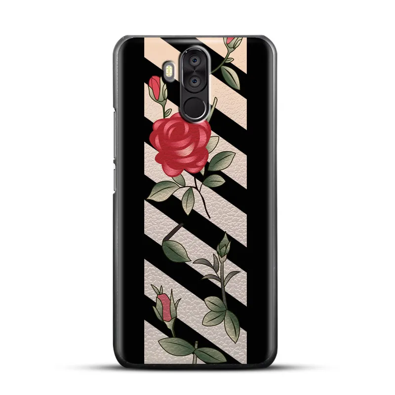 Patterned Cases Oukitel K6 Case Hard Plastic Cases For Fundas Oukitel K6 Moblie phone 6.0" Covers Oukitel K6 Black Back Cover - Цвет: 6