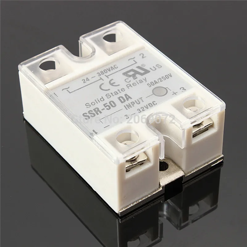 

solid state relay SSR-50DA 50A 3-32V DC TO 24-380V AC SSR 50DA relay solid state