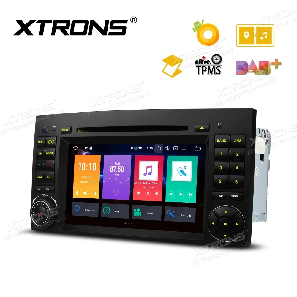 Cheap 7" Android 8.0 OS Car DVD Multimedia Navigation GPS Radio for Mercedes-Benz A-Class W169 2004-2012 & Sprinter W906 2006-2012 1
