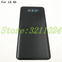 Оригинальная задняя крышка 5,7 дюйма для LG G6, крышка аккумулятора, корпус, стекло для H870, H871, H872, H873, LS993 с сенсорным экраном и объективом камеры