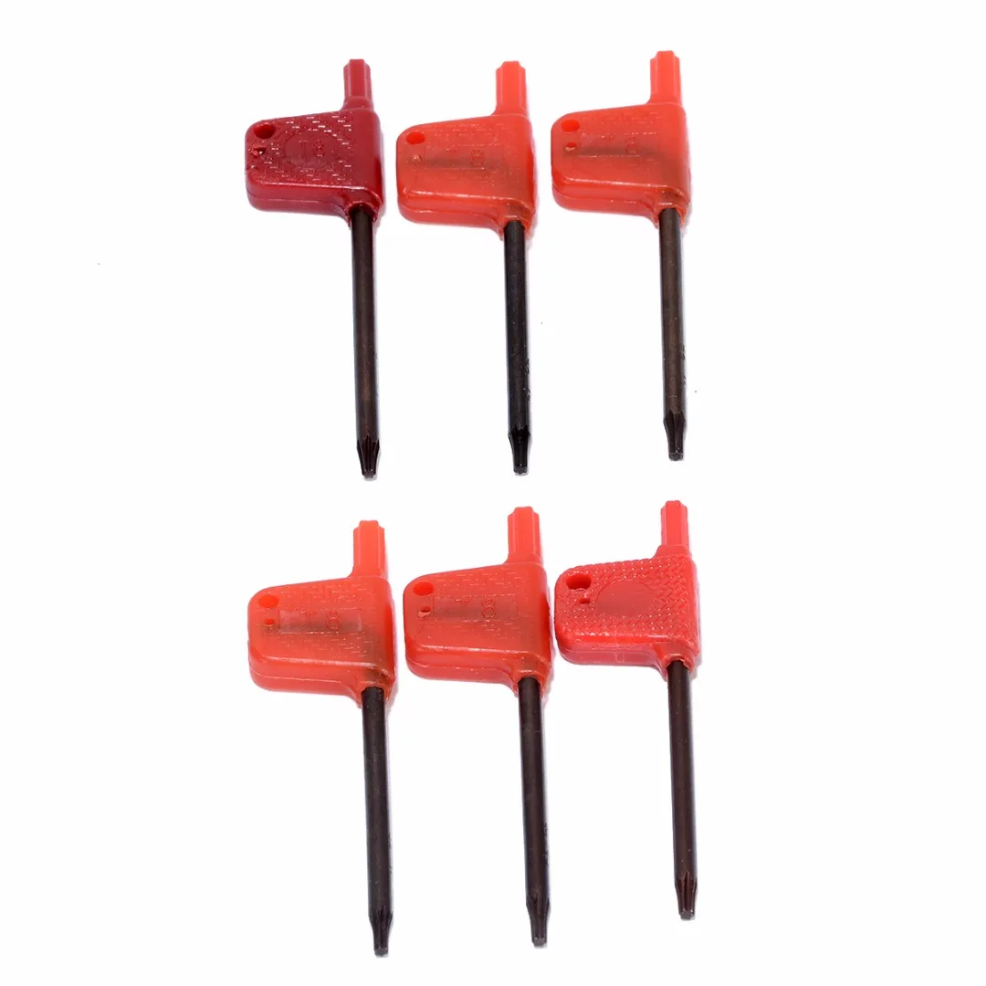 7pcs DCMT/CCMT Carbide Inserts High Hardness Blades + 7pcs Lathe Turning Tool Holder Boring Bar with Wrenches