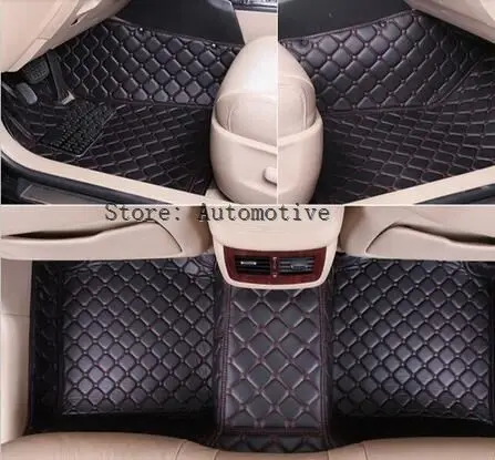 cheap High quality+Free shipping! Special car floor mats for KIA Cadenza 2014 waterproof leather car ottomans for Cadenza 2016 2011