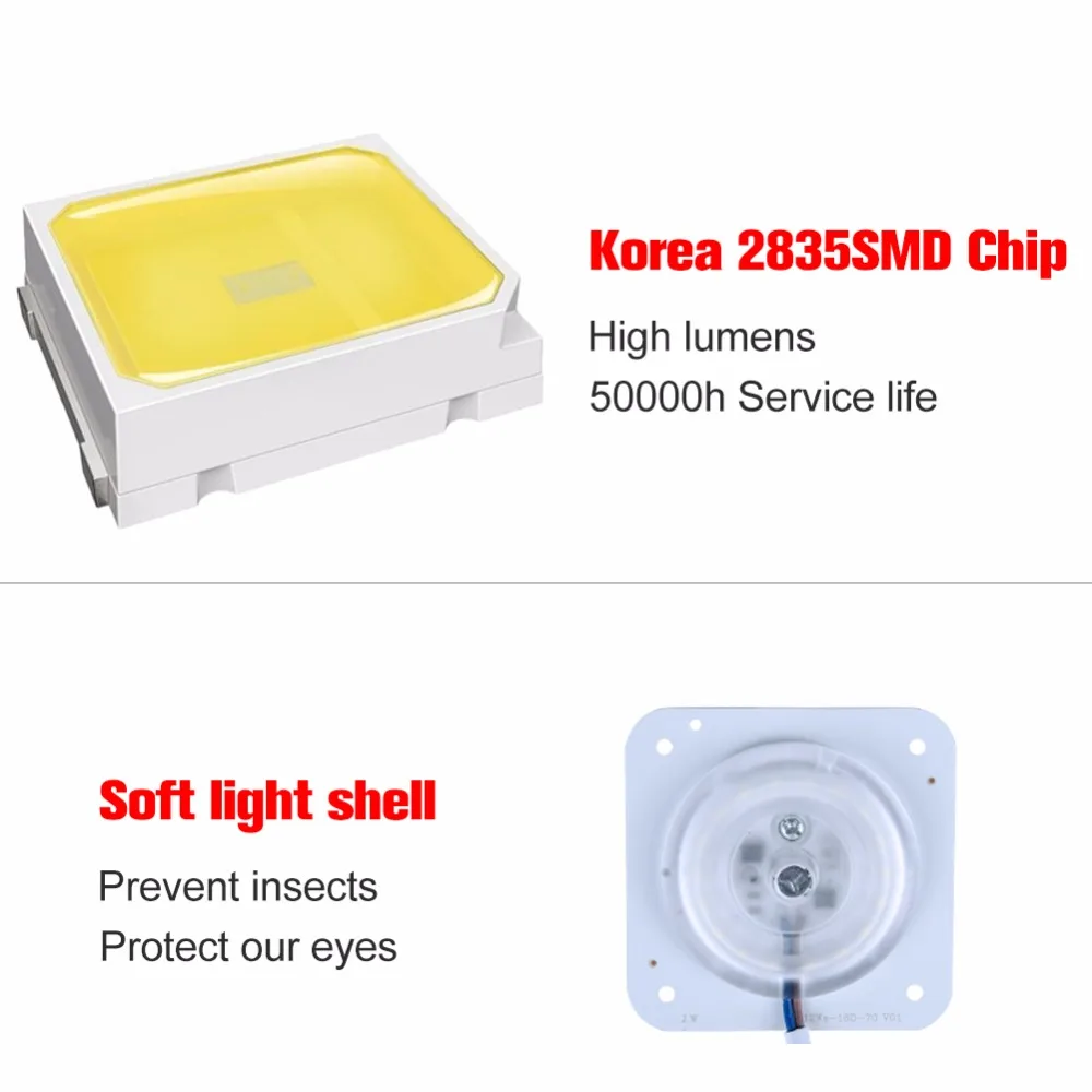 LED Ceiling Light Source Replacement 12W 18W 24W 220V Full Wattage High Brightness LED Diode Ceiling Lamp With Magnetic Board