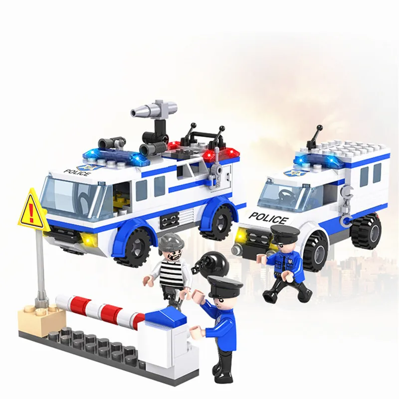 Buy Police Building Blocks Toy For Children Gifts