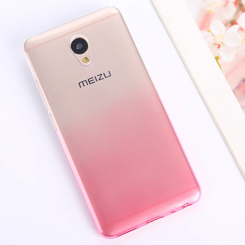 Мягкие градиентные силиконовые чехлы для Meizu M6 Note Pro 7 U20 U10 M6 M3 M5 Note MX6 M6s M5s M5C 5A ультра тонкий бампер задняя крышка телефона