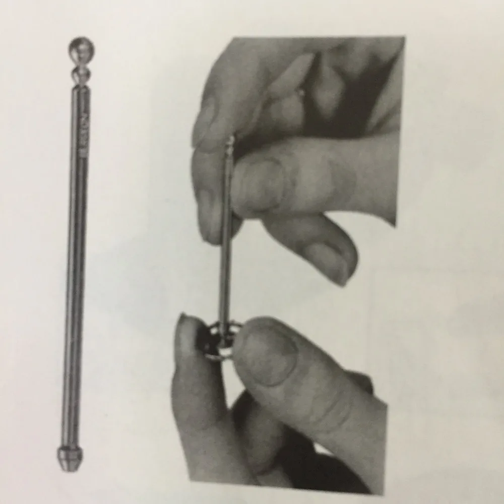 

bergeon 5482 Tool for rounding the tips of balance pivots rod shape,jewelled watch tools