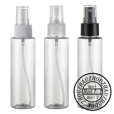 

50pcs/lot 100ml clear cosmetic makeup setting spray bottles for packaging,100cc empty plastic PET container mist sprayer pump