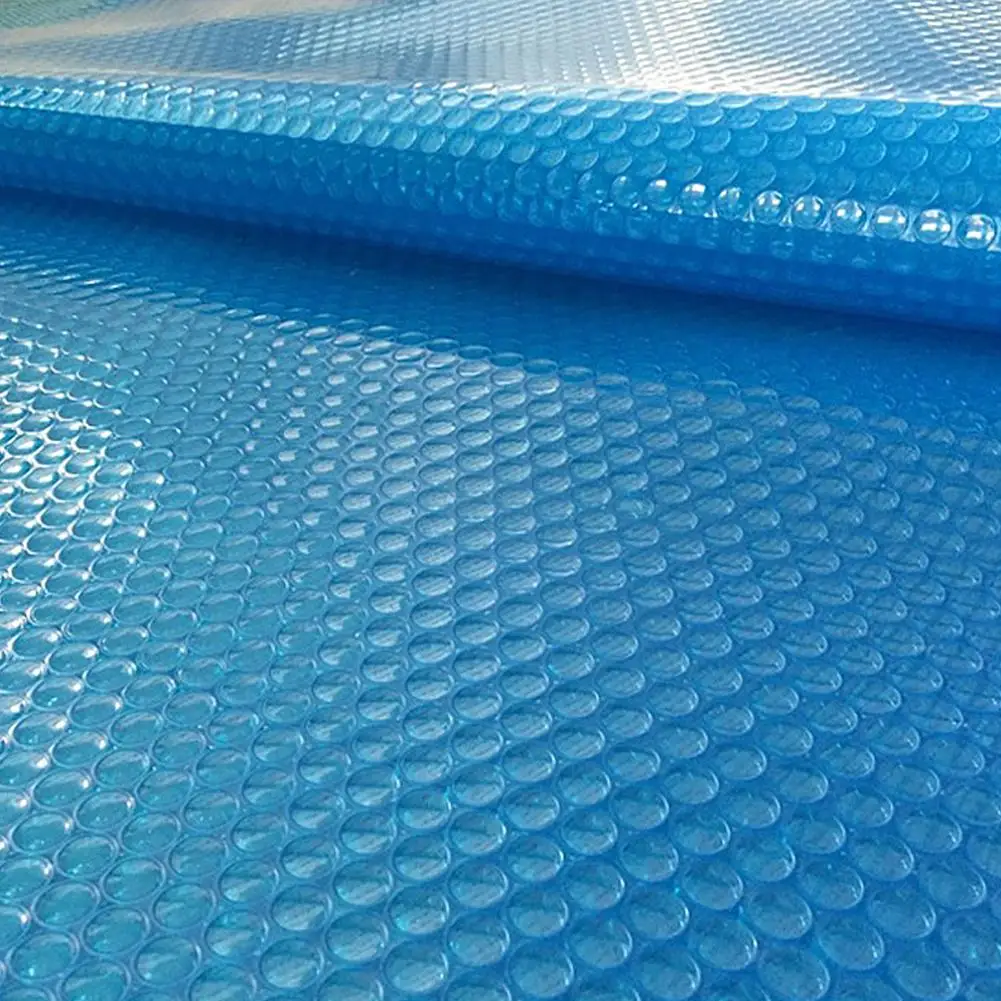 1 шт синий тент для бассейна 400 микрон 12-mil одеяло, использующее энергию солнца подгонянный размер и форма легкие рамки бассейнов