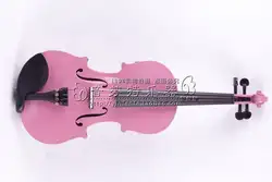 Один розовый 4-струнная 4/4 Новая электрическая акустическая скрипка #1 2504 # ican сделать любой цвет