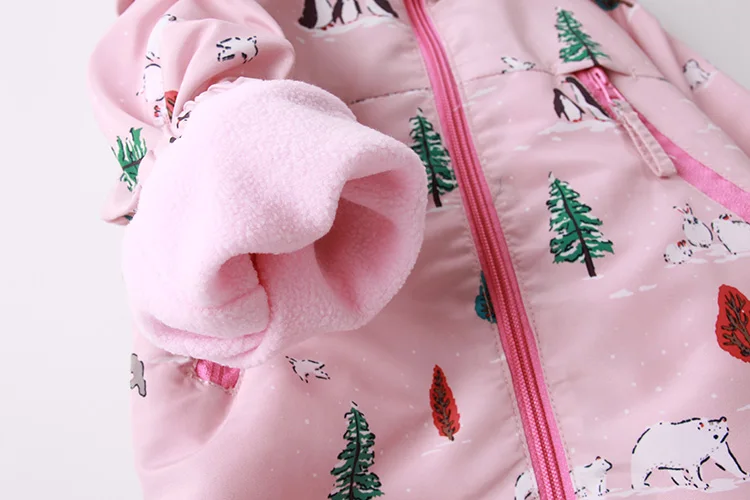 Hoodies para Meninas Cabolsas à Prova de Vento Nova Primavera Verão Estilo Crianças 2y 9y Estampa Animal Meninas Jaquetas Roupas Casuais 2020 & 20 High Quality Mamãe e Bebê