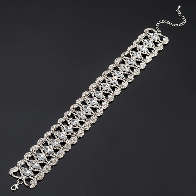 YFJEWE женское Персия индийские украшения с подвесками со стразами воротник ожерелье ключицы ожерелье s колье N362