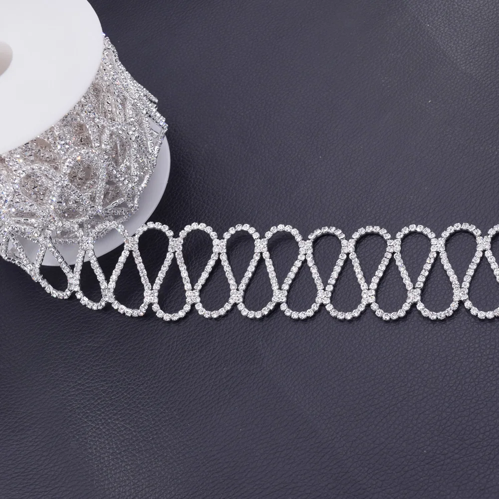 Rhinestone trim patch HF-3295 (2)