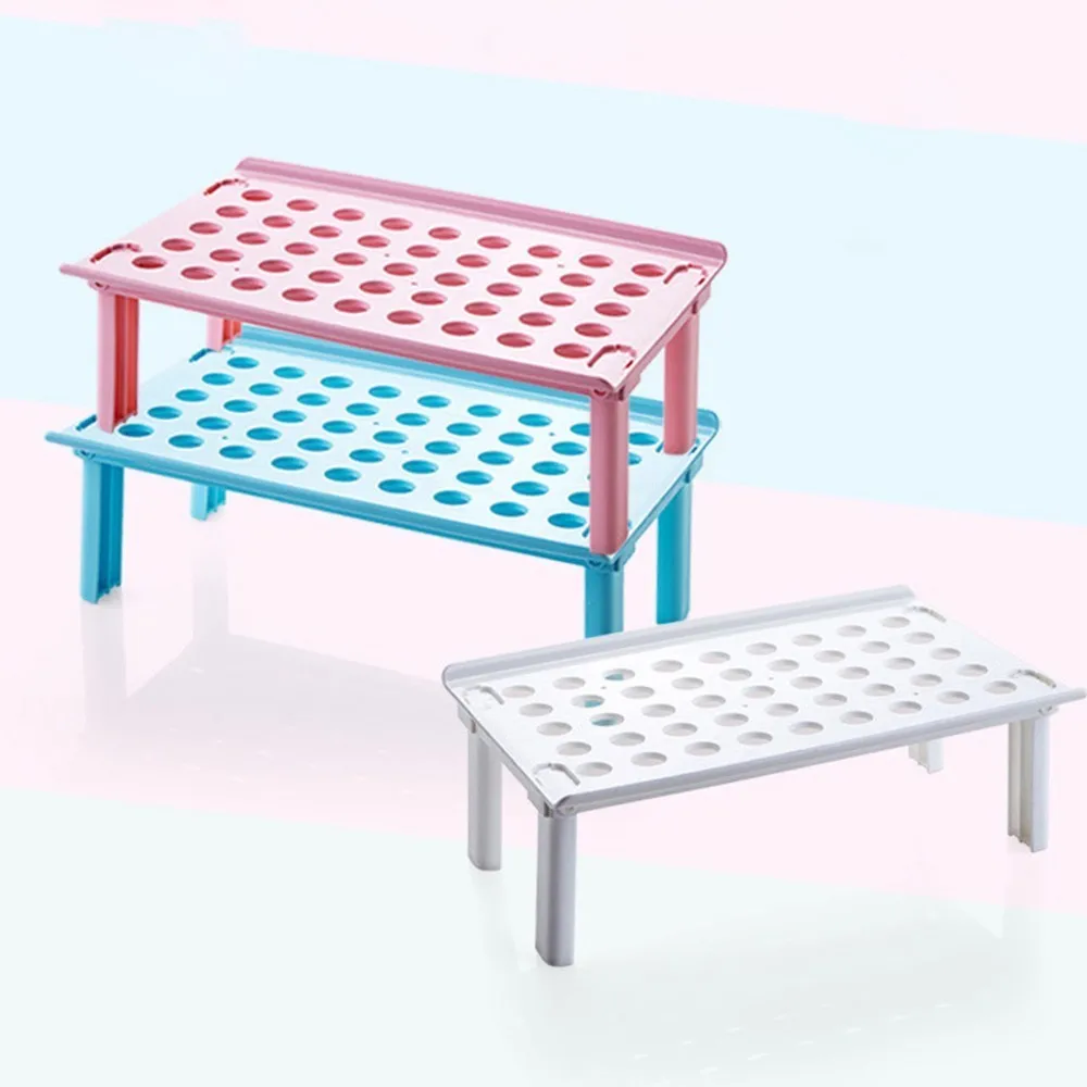 

Cupboard Foldable Stand Organizer Dish Holders Refrigerator Rack Kitchen Storage Drain Anti-slip Eco-friendly Shelf (white Pink)