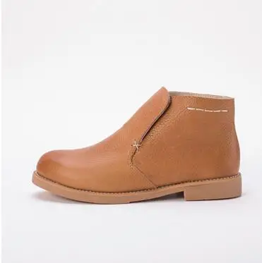 2016 new autumn and winter Sen Department of Japanese small fresh short barrel simple classic casual genuine leather short boots 2016 new autumn and winter Sen Department of Japanese small fresh short barrel simple classic casual genuine leather short boots