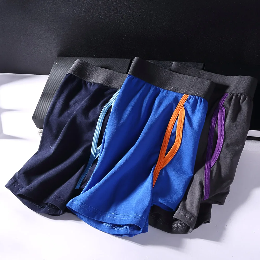 

Men Boxers Underwear with Fly European&US Size Soft Cotton Mens Boxer Underwear 3D Pouch Men Boxershorts 5Pcs/Lot S M L XL XXL
