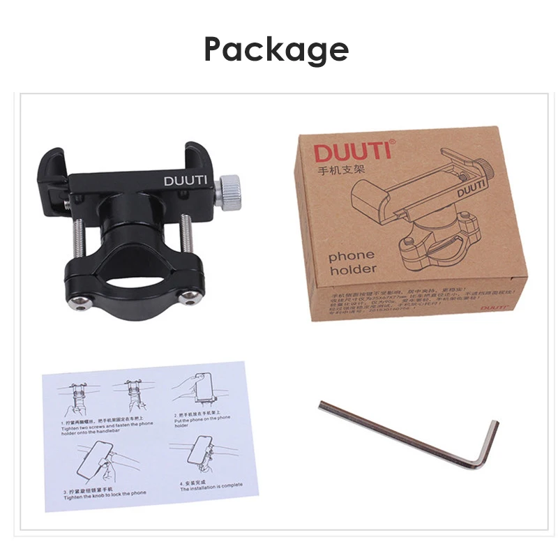 DUUTI алюминиевый сплав держатель для мобильного телефона подставки для мотоцикла велосипеда езда Портативный Анти-встряхивание горный велосипед телефон кронштейн