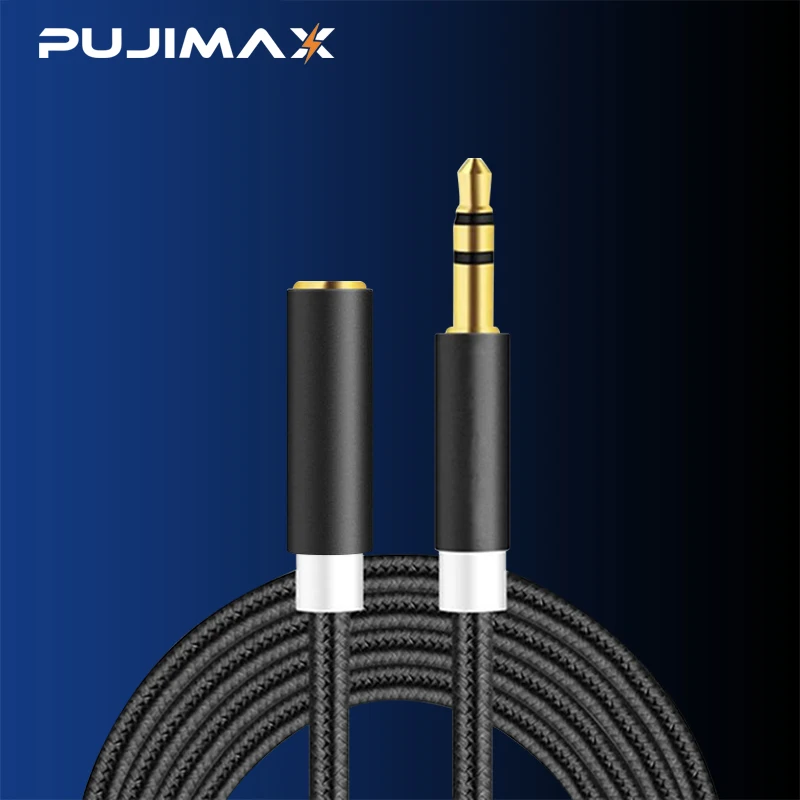 

PUJIMAX 3.5 Audio Cable 3.5mm Speaker Line Aux cord for iPhone 6 Samsung galaxy s8 Car Headphone for Xiaomi redmi 4x Audio Jack